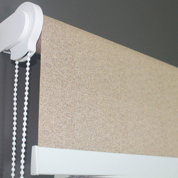 Persiana Rolô - 1,05 Larg X 2,40 Alt - Cor Marrom Translucida