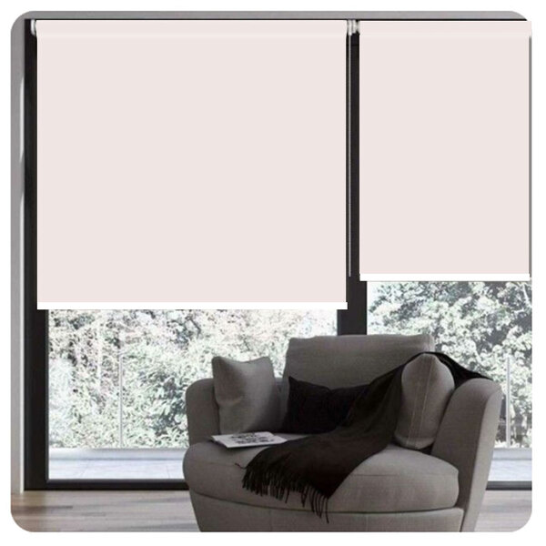 Persiana Rolô - 1,70 Larg X1,50 Alt - Translucida Cor Rosa Cl