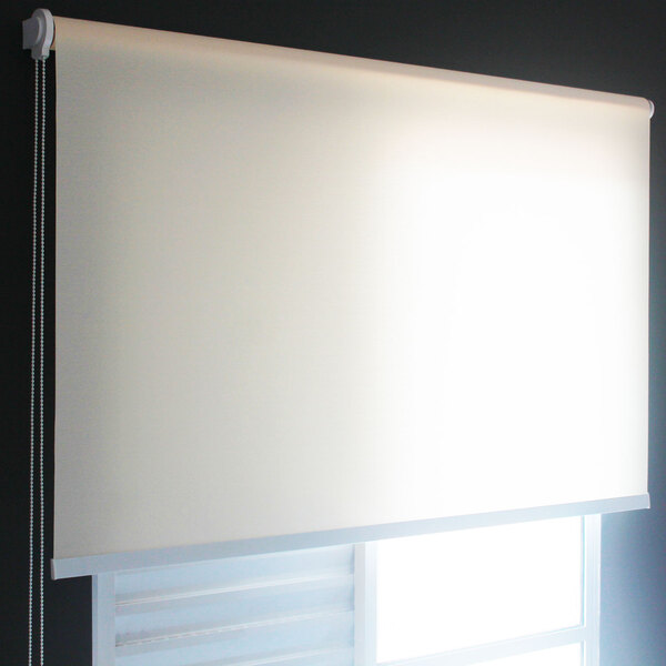 Persiana Rolô - 2,30 Larg X3,00 Alt - Translucida, Cor Creme,