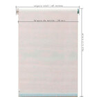 Persiana Rolô 3% - 1,40 Larg X2,70 Alt - Branco Off-white - R