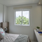 Persiana Rolo (0,80Larg. x 1,80Alt.) Tecido Blackout Creme -