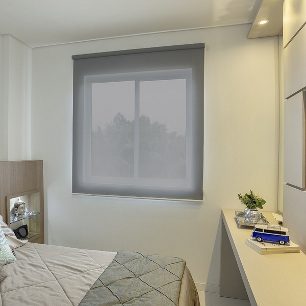 Persiana Rolo (1,00Larg. x 2,00Alt.) Tecido Tela Solar Screen