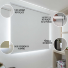 Persiana Rolo (1,55larg. X 1,80alt.) Blackout Mescla - Vogafl