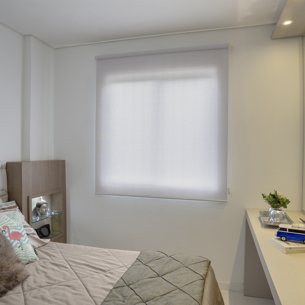 Persiana Rolo (1,80Lar. x 2,00Alt.) Translucido Cinza