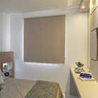 Persiana Rolo (2,00Larg. X 1,50Alt.) Tecido Blackout Marrom -