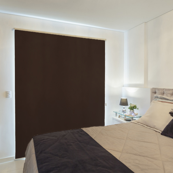 Persiana Rolo ( 2,50larg. X 2,25alt.) Blackout Preto - Vogafl