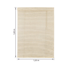 Persiana Rolô Bahaus Bambu Bege 1,60x1,20m Evolux