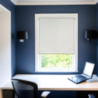 Persiana Rolo Bege 120 (l) X 220 (a) Cm Cortina Blackout Cobr