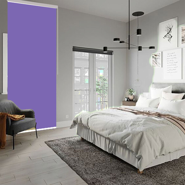 Persiana Rolô Bk Lilás 2,00 Larg X 2,20 Alt - Blackout - Roll