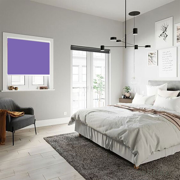 Persiana Rolô Bk Lilás 2,05 Larg X1,50 Alt - Blackout - Rollf