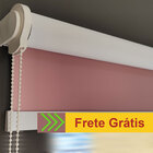 Persiana Rolô Bk Rosa 1,90 Larg X1,50 Alt - Blackout - Rollfl