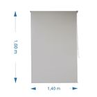 PERSIANA ROLO BLACKOUT 140X160CM BRANCA