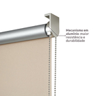 Persiana Rolô Blackout Astella Poliéster Bege 1,40x1,60m Inspire