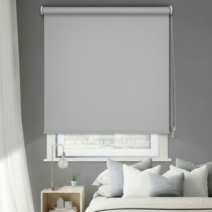 Foto de Persiana Rolô Blackout Astella Poliéster Cinza 1,80x2,20m