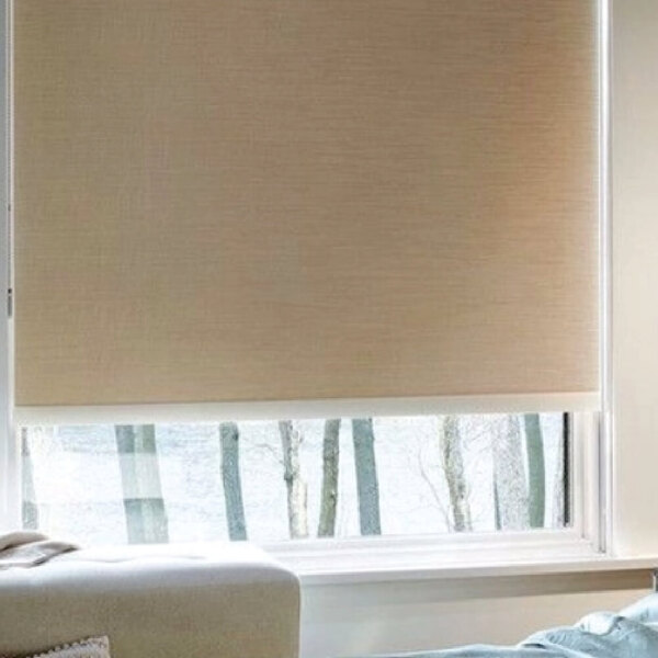 Persiana Rolo Blackout Bege - 1,30m X 1,80m