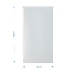 Persiana Rolô Blackout Branca Robust 1,20x1,60m Top Flex