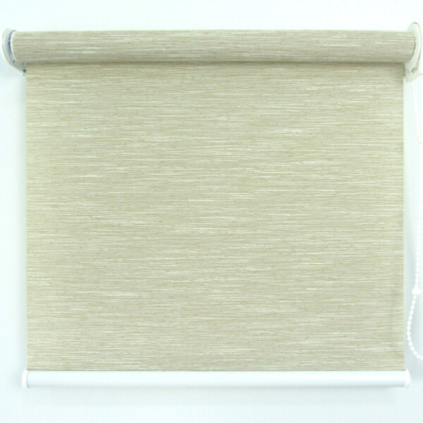 Persiana Rolô Blackout Largura 1,90 X 2,30 Altura Bege Bege:b