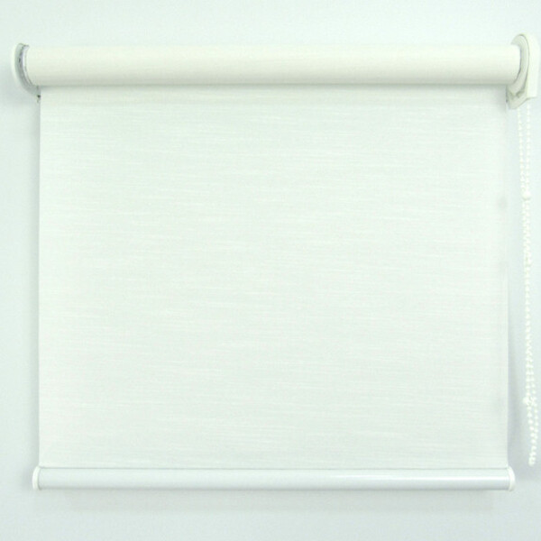 Persiana Rolô Blackout Largura 1,90 X 2,30 Altura Branca Bran