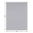 Persiana Rolô Blackout Milão Cinza 1,40x1,60m Inspire