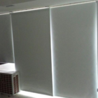 Persiana Rolô Blackout Poliéster Sem Luz Bege 1,20 L X 1,20 A