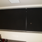 Persiana Rolô Blackout Poliéster Sem Luz Preto 2,00x1,40