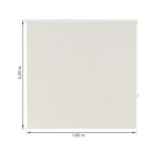 Persiana Rolô Blackout Robust Tecido Bege 2,20x1,80m Topflex