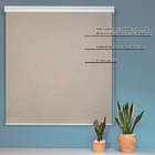 Persiana Rolo Blackout Textil Bando 1,40 X 2,50 Bege