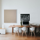 Persiana Rolo Blackout Textil Standard 2,20 X 2,20 Bege