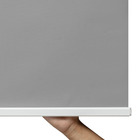 Persiana Rolo Blackout Vinilico Bando 1,00 X 2,50 Cinza