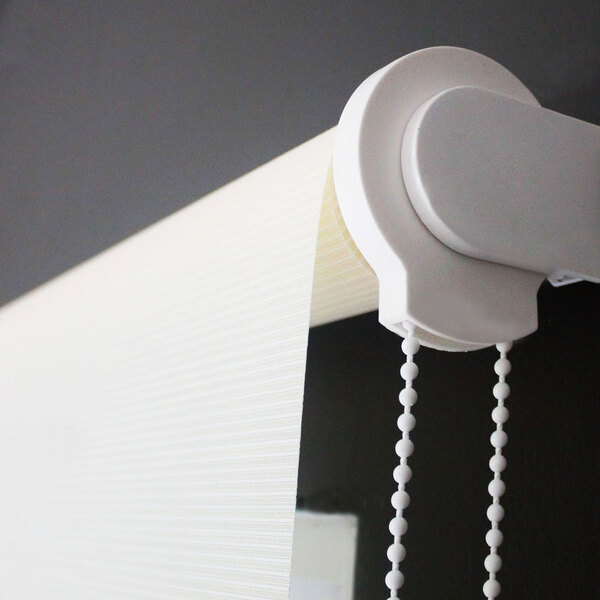 Persiana Rolô Creme - 1,25 Larg X2,70 Alt - Translucida, Cort