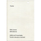 Persiana Rolô Creme - 1,95 Larg X1,50 Alt - Translucida, Cort