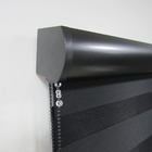 Persiana Rolô de Tecido Preto Double Vision Total Black 1,6x1,4m Topflex