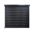 Persiana Rolô de Tecido Preto Double Vision Total Black 2,2x2,2m Topflex