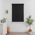 Persiana Rolô Double Vision Total Black Tecido Preta 2,20x2,20m Topflex