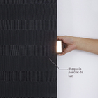 Persiana Rolô Double Vision Total Black Tecido Preta 2,20x2,20m Topflex