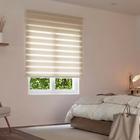 Persiana Rolô Double Vision Dual Poliéster Bege 1,40x1,60m Inspire