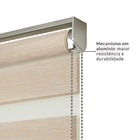 Persiana Rolô Double Vision Dual Poliéster Bege 1,40x1,60m Inspire