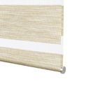 Persiana Rolô Double Vision Dual Poliéster Bege 1,60x1,60m Inspire