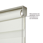 Persiana Rolô Double Vision Dual Poliéster Branca 1,6x2,20m Inspire