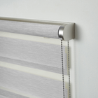 Persiana Rolô Double Vision Dual Prata 1,40x1,60m Inspire