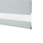 Persiana Rolô Double Vision Lumina Poliéster Cinza 1,40x1,60m Inspire