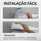 Persiana Rolo Double Vision Zebra 100larg X 220alt Linho (com