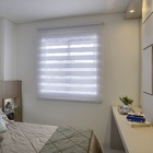 Persiana Rolo Dupla (1,40Lar x 1,80Alt) Double Vision Branco