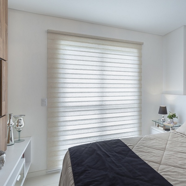 Persiana Rolo Dupla (1,60lar. X 2,25alt.) Double Vision Tecid