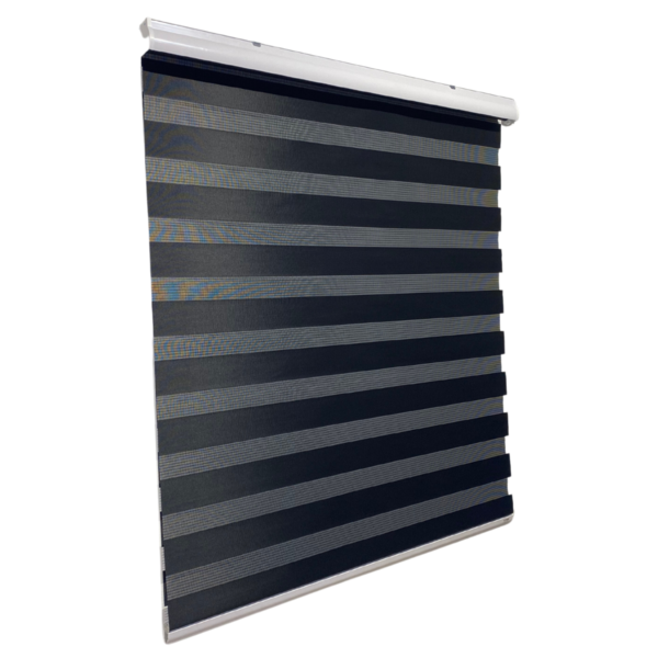 Persiana Rolo Duplo Bandô Sunny Preta 120 (l) X 160 (a) Corti