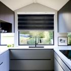 Persiana Rolo Duplo Bandô Sunny Preta 140 (l) X 160 (a) Corti