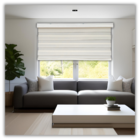 Persiana Rolo Duplo C/ Bandô Bege (l) 120 X 160 (a) Cortina Z