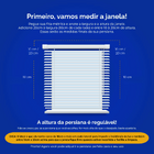 Persiana Rolo Duplo C/bandô Branca (l) 140 X 160 (a) Cortina