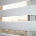 Persiana Rolo Duplo Tecido Zebra Branca 220 (l) X 220 (a) Dou