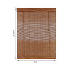 Persiana Rolô Hanoy Bambu Bege 2,20x1m Evolux